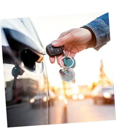 Besportble Key Pendant Set - Unique Puzzle Pair Keychain for Teachers & Therapists | Perfect Stainless Steel Birthday Gift - Buy Online on GoSupps.com