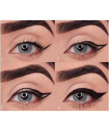 Kaylines Eyeliner Pen Gel Eyeliner Eyeliner Pen Gel - Quick Drying Formula Eye Liner Dodorado Eyeliner Rationalu Gel Eyeliner Long Wear Gel Eyeliner Natural Black Eyeliner Cream Waterproof (#03) - Buy Online on GoSupps.com