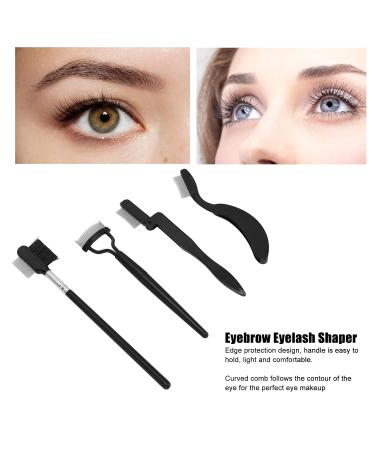 4-Piece Folding Eyebrow Comb & Eyelash Separator Set - Portable Makeup Tools for Women | International Shipping Available - Buy Online on GoSupps.com