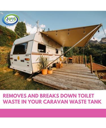 Pink Toilet Chemical Rinse 2 x 5 Litre for Motorhomes & Caravans | Eco-Friendly Odour Eliminator | Up to 50 Treatments Each - Buy Online on GoSupps.com