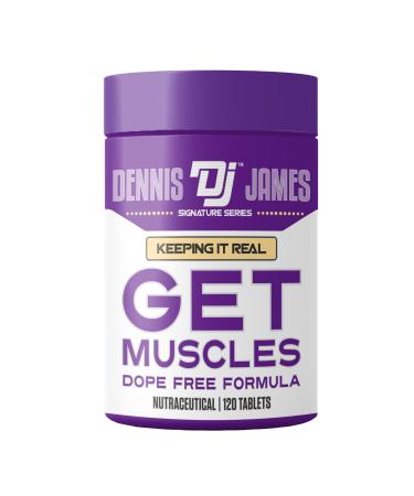DENNIS JAMES Signature Series Get Muscles | 120 Tabelts | 60 Serving