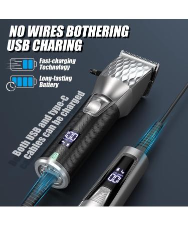 Zaekary Professional Hair Clippers Trimmer Kit - Cordless Barber Clippers for Men Women Kids - Beard T Outliner Trimmers - Haircut Grooming Kit | [Your Brand Name] - Buy Online on GoSupps.com