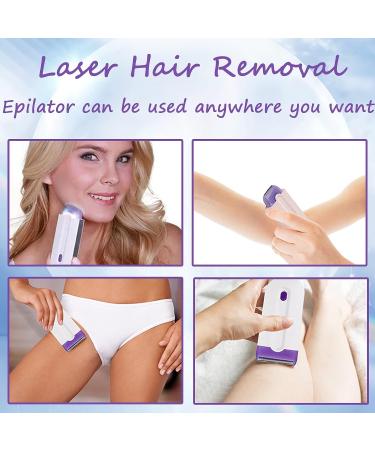 Silky Smooth Hair Eraser - Painless Hair Removal for Any Body Part | White - Buy Online on GoSupps.com
