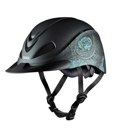 TROXEL Rebel Helmet Turquoise Rose Extra Large (7 3/8 - 7 3/4)