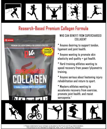PhysiVantage Supercharged Collagen Peptides Powder - Hydrolyzed Collagen for Joint, Tendon, Ligament, & Skin Health Support - Vanilla, Keto, Paleo, 16oz | Enhanced with Vitamin C, BCAAs, Grass-Fed - Buy Online on GoSupps.com