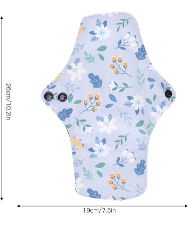 5-Pack Washable Reusable Menstrual Pads | Cotton Period Pads for Women | Cloth Panty Liners | Size M - Buy Online on GoSupps.com