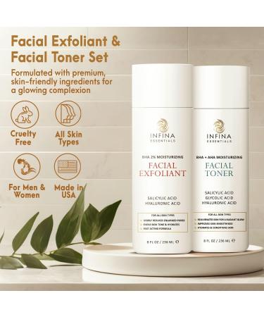 Face Exfoliator & Toner Revitalizing BHA Exfoliant 8 fl oz | Optimal Facial Skin Care for Women - Buy Online on GoSupps.com