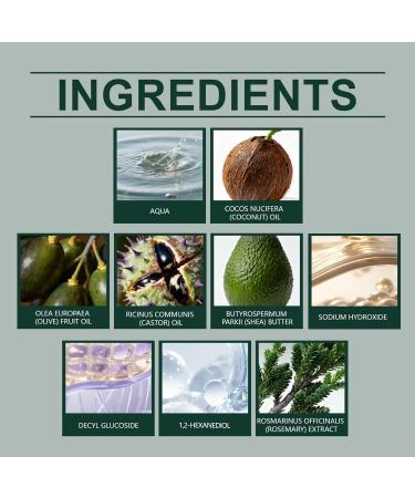 Jingmiger Solid Shampoo for Hair 120g Natural Vernde Scalp Care Hair Bar For Business Trips Camping Gym Travel Indoors and Home - Buy Online on GoSupps.com