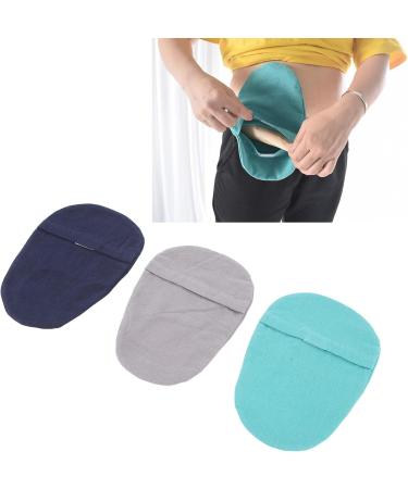 Hohxfyp Stoma Bag Covers - 3 Pack Removable Cotton Inserts Washable & Light Unisex Mixed Colors 23.9 x 16 cm - International Shipping Available - Buy Online on GoSupps.com
