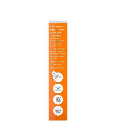 Neutrogena Light Therapy Acne Spot Treatment - Chemical & UV-Free with Blue & Red Light Technology - Gentle Acne Treatment for Sensitive Skin - 1 ct - Buy Online on GoSupps.com