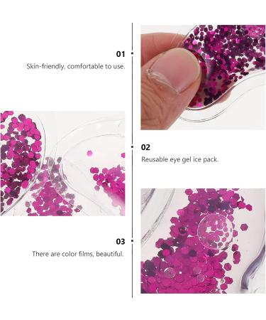 Exceart Cool Pad Set | Compress Cooling Eye Masks for Dry Eyes Swollen Eyes & Dark Circles - 6 Purple Violet Cooling Packs - Buy Online on GoSupps.com