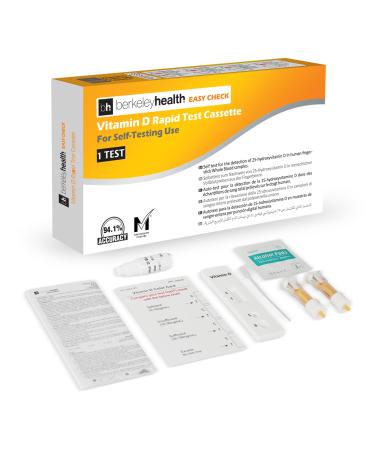 D tecter la 25-HydroxyvitamineD dans le sang total humain par pr l vement capillaire au bout du doigt | Rapide et pr cis 94 1% | Kit pour autotest facile suivre | 1 test