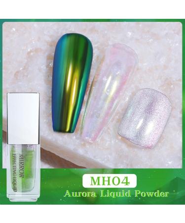 CAOQAO New Nail Beauty Liquid Powder Powder Nonfading Powder Liquid Powder Fairy Powder Manicure 5ml Gel Base Coat And Top Coat (D One Size) 1 count (Pack of 1) D - Buy Online on GoSupps.com