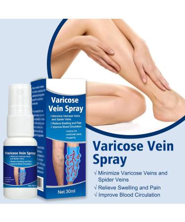 Spray Massage Pour Varices - Naturel Des Jambes Lourdes Et Fatigu es Am liore La Circulation Sanguine R duit Les Varicosit s Et Renforce Les Capillaires - Buy Online on GoSupps.com