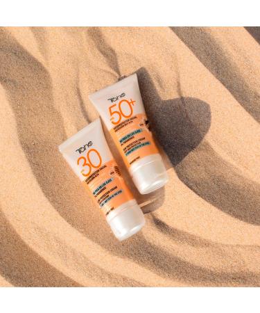 Tahe Facial Sunscreen Cream 50ml | Broad Spectrum UV Protection | Hydrating & Lightweight for All Skin Types - Buy Online on GoSupps.com