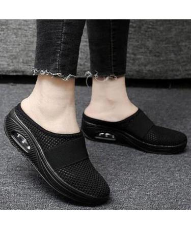 Bonseor Orthopedic Arch Support Walking Shoes - Breathable Slip-On Sneakers for Diabetics | Khaki 7.5 - Buy Online on GoSupps.com