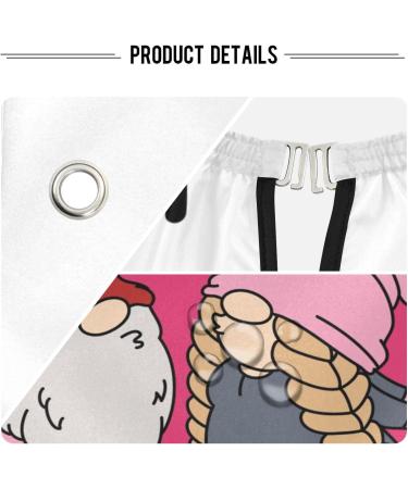 Waterproof Barber Cape - Gnome Pattern & Cheetah Haircut Bib for Men & Women | Unisex Hair Cutting Cape - Buy Online on GoSupps.com