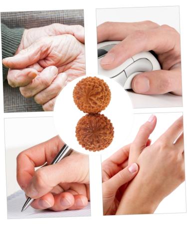 Beaupretty 6-Pack Wooden Massage Globes - Chinese Handball Rolling Hand Massager for Yoga & Fitness - Buy Online on GoSupps.com