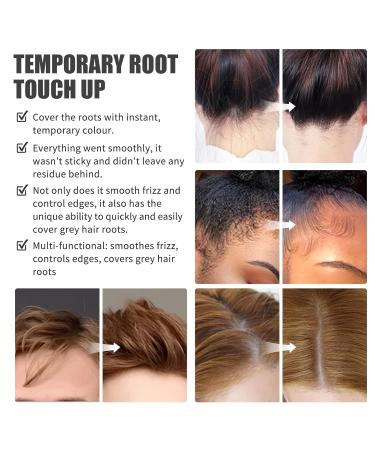 Root Touch Up Hair Color Wax Stick - Non-Greasy Gray Coverage for Men & Women 2.5 Oz (Black) - International Shipping Available - Buy Online on GoSupps.com
