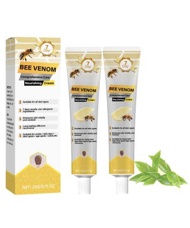 LinBomZony Bee Venom Skin Cream-Anti-aging Face Moisturizer for Women and Men Gel for Treatment of Bee Venom Deep Moisturizing for All Kinds of (2PCS)