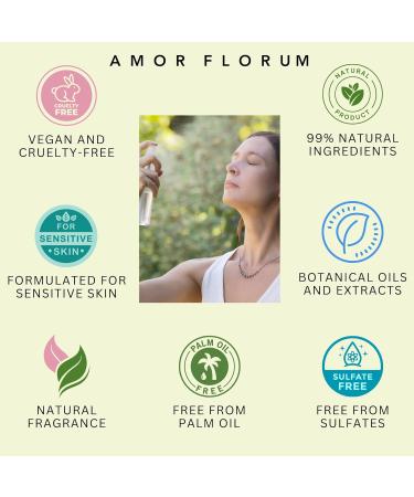 Amor Florum - Aloe Rose Hydrating Floral Mist - 99% Natural. Aromatic Cleanser Toner Primer to Soothe Scent and Refresh. 250ml. - Buy Online on GoSupps.com