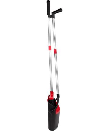 Broom and Dustpan Set - Heavy Duty, Upright Standing Dust Pan with Extendable Broomstick - Easy Assembly for Home, Kitchen, Office - Buy Online on GoSupps.com