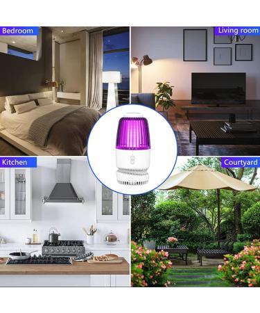 Mosquito Killer Lamp Fly Trap with Cleaning Brush Indoor Outdoor Safe Effective Physical Pest Control Portable for Camping Patio Yard Home - Buy Online on GoSupps.com