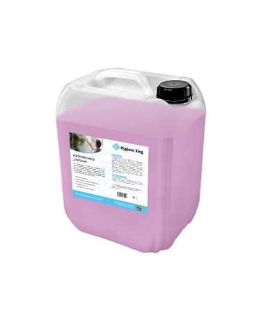 Hygiene King |Glass cleaner with lotus effect |10 liters of canister |Window cleaner concentrate for strip-free cleaning of glass surfaces such as windows mirrors and window frames 10 l (1 Pack)