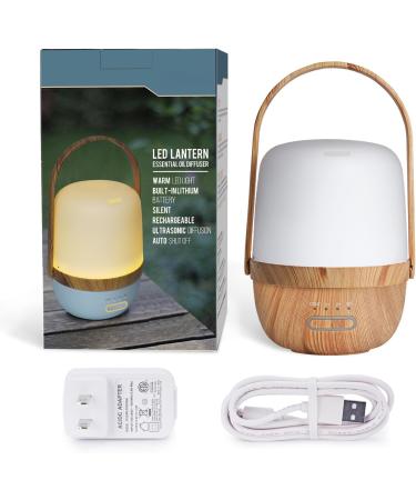 ARVIDSSON Wireless Essential Oil Diffusers Rechargeable Diffusers for Essential Oils Portable Cordless Aromatherapy Diffuser with Battery Operated Travel Diffuser Wood 100ml - Buy Online on GoSupps.com