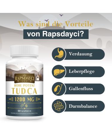 TUDCA Ultra-Strength (1200mg Per Serving) 60 Softgels - Tauroursodeoxycholic Acid Bile Salts Liver Supplement | Non-GMO Gl - Buy Online on GoSupps.com