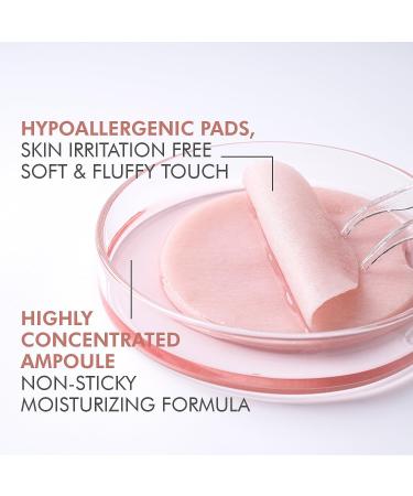 DERMACENTRIC Peptide Multi-Effect Ampoule Toner Cotton Pads Korean Skincare Vegan Hydrating & Firming Pore Minimizer & Exfoliator w/Ampoule Essence Toner (70 Sheets) - Buy Online on GoSupps.com