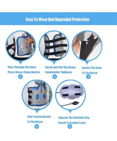 Buy Cusma Adjustable Thoracolumbale Orthesis - Lordosis Support & Breathable Back Support with Airbag | International Shipping Available - Buy Online on GoSupps.com