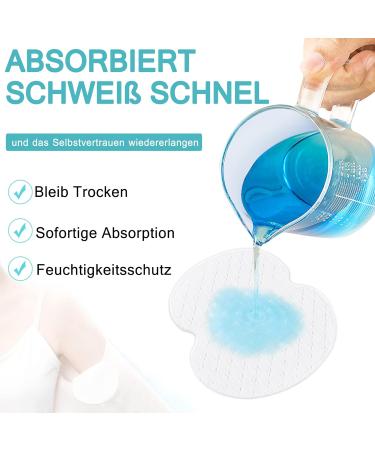 80-Piece Self-Adhesive Armpit Sweat Pads - Invisible Anti-White Unisex Glitter Comfort - Buy Online on GoSupps.com