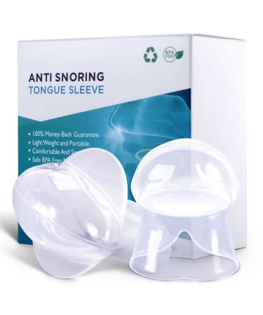 Anti Snoring Devices - 2 Pack Adjustable Snoring Solution Cleanable Snore Stopper for Men/Women