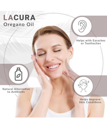 Lacura Organic Oil of Oregano Drops - Organic Oregano Oil Herbal Extract for Immune Defense - Essential Oil for Respiratory Support - 15mL Oregano 0.51 Fl Oz (Pack of 1) - Buy Online on GoSupps.com