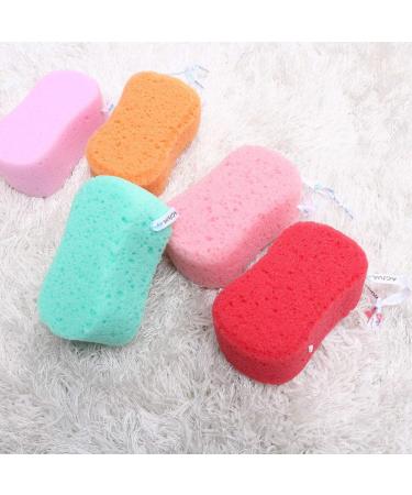 Minkissy Bath Sponge Set - 8 Pieces Luffa Body Cleaning Sponges for Exfoliating & Spa Experience - International Shipping Available - Buy Online on GoSupps.com