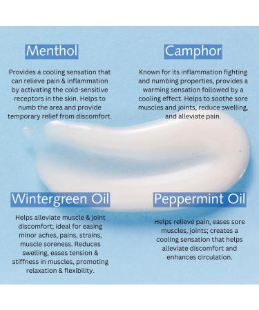 Natural Escapes Cool Relief Gel with Menthol Camphor Wintergreen & Peppermint - Joint & Muscle Rub for Soreness Stiffness & Aches - Relieving Menthol Gel Therapy 6oz - Buy Online on GoSupps.com