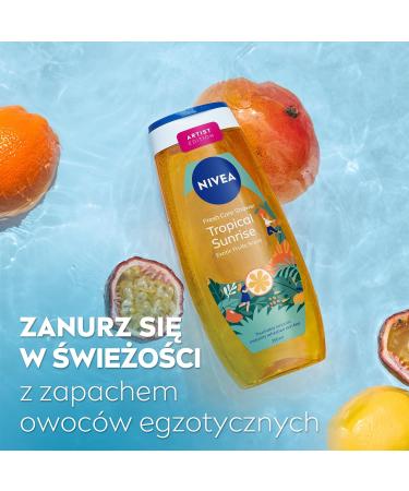 Beiersdorf AG NIVEA Shower Gel Tropical Sunrise 250ml - Buy Online on GoSupps.com
