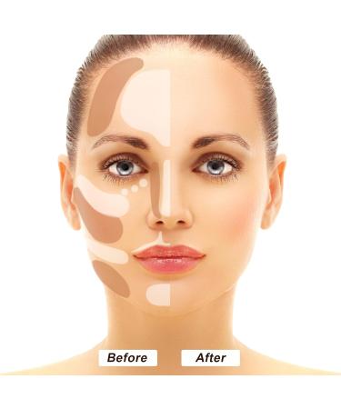 Wismee 4 Pack Cream Contour Highlighter Blush Bronzer Shimmer Makeup Sticks - Buy Online on GoSupps.com