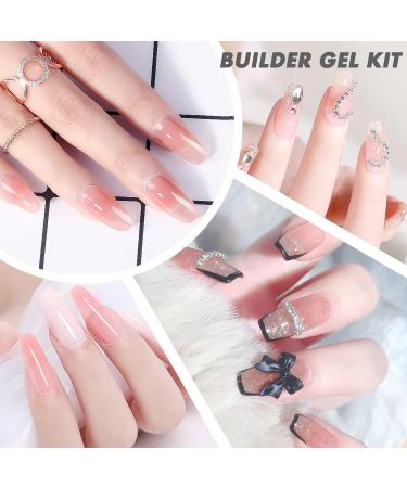 AIJIMEI 30g Builder Gel for Nails White Color Hard Gel Builder Gel for Nail Gel Builder for Nails Nail Art Nail Strengthening Nail Gel Builder for Nail (White-30g/1.05fl.oz) - Buy Online on GoSupps.com
