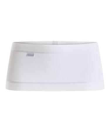 Corsinel abdominal bandage for stoma parastomal hernias umbilical and inguinal hernia en-loading for more mobility elastic belly bandage for optimal seat & smooth body contours 15 cm high white 3xl 3xL white- box