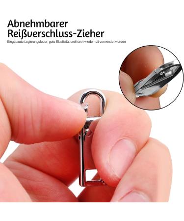 12-Piece Metal Zipper Repair Set - Universal Replacement for Suitcases Jackets Backpacks & Bags - Buy Online on GoSupps.com