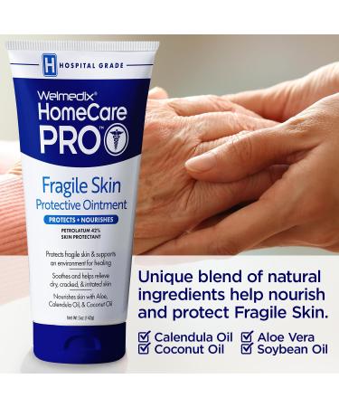 Welmedix Fragile Skin Protective Ointment - Hospital Grade Healing Barrier Cream - 5oz Tube - Buy Online on GoSupps.com