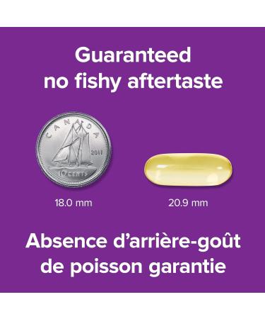 Webber Naturals Omega-3 300 mg Mini 180 Clear Enteric No Fishy Aftertaste Mini Softgels Supports Cardiovascular Health and Brain Function Unflavored 180 count (Pack of 1) - Buy Online on GoSupps.com