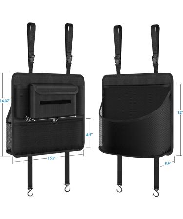 Aplker Auto Organizer - Versatile Car Seat Storage Bag for Snacks Wallets & Drinks | Front & Back Seat Organizer - Buy Online on GoSupps.com