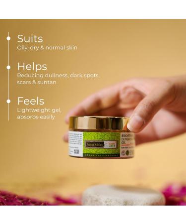 INDUS VALLEY Skin Lightening Cream Hyperpigmentation Gel For Radiant & Glowing Dark Spot Remover for Men and Women Facial Moisturizer Hydrating Facial Skin 50ml - Buy Online on GoSupps.com