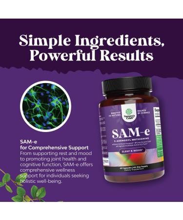 Bundle of Matrix Nootropic Brain Supplement for Memory and Focus Enhancement - Vitamins for Mental Health & Clarity and Sam-E 200mg Mood Support Supplement - S-Adenosyl Methionine for Relaxing Mood - Buy Online on GoSupps.com