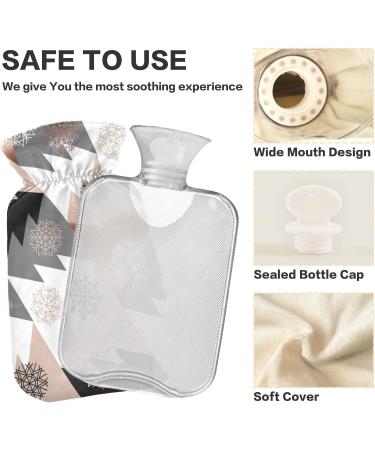 Naanle Christmas Tree Heat Bottle - 1L Transparent Hot Water Bottle for Pain Relief & Cold Therapy - Bed & Hand Warmer - Buy Online on GoSupps.com