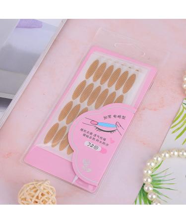 Yctze 72 Pairs Invisible Eyelid Tape for Hooded Eyes Half Round Shape Double Eyelid Adhesive Sticker Eye Lifter Strips Makeup Tool and Accessories - Buy Online on GoSupps.com