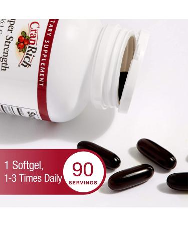 Natural Factors CranRich Cranberry Concentrate 500mg - 90 Softgels | Super Strength Formula - Buy Online on GoSupps.com